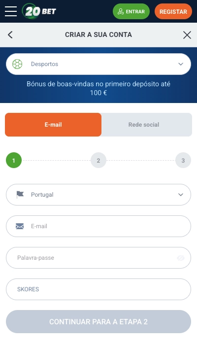 20bet bonus
