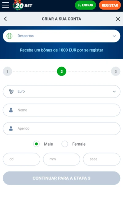 Bônus de Registro - 20bet - Página 2
