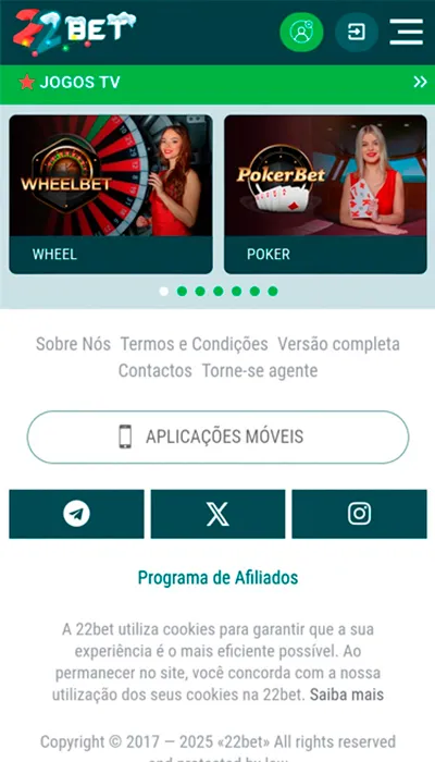 Segurança 22bet