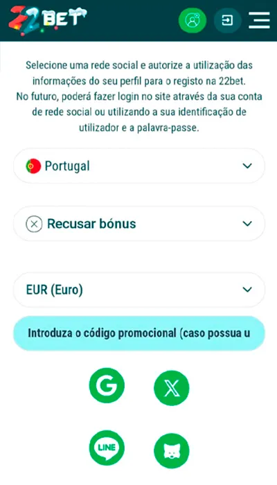 Código promocional 22bet - 5