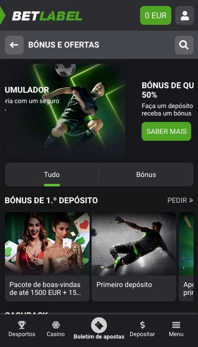 Betlabel promoções