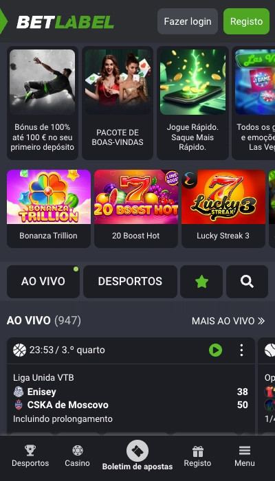 Código promocional Betlabel - 1