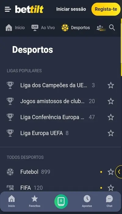 Competições Bettilt