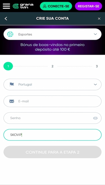 Bônus de Registro - Granawin - Página 1