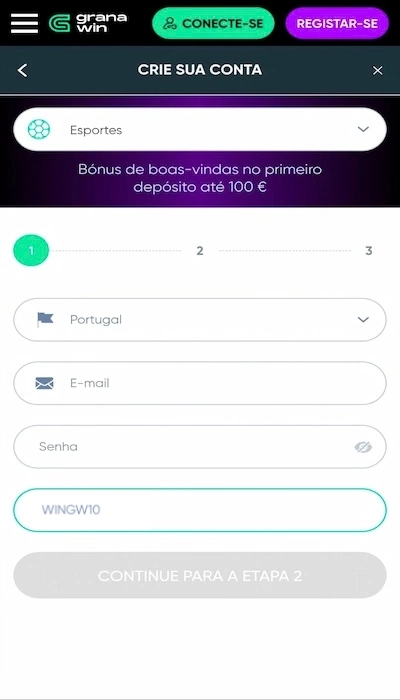 Bônus de Registro - Granawin - Página 1