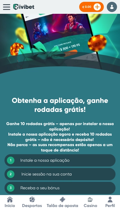 Como é o aplicativo Ivibet?