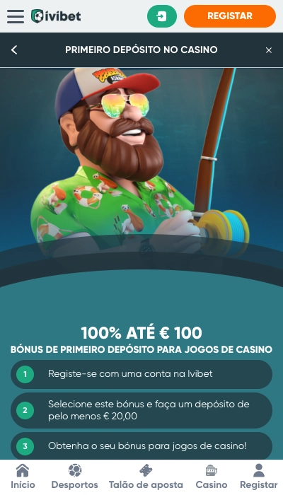 O bônus de cassino da Ivibet