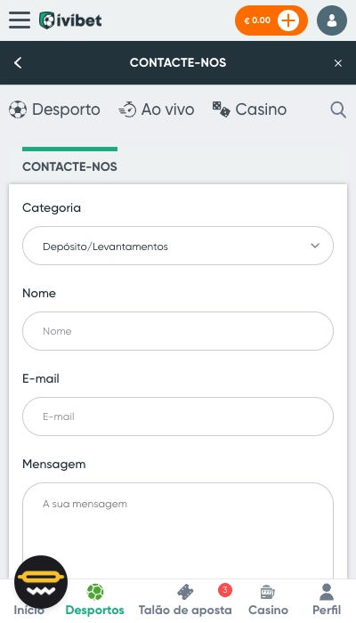 Apoio Ivibet: nossa opinião sobre a ajuda