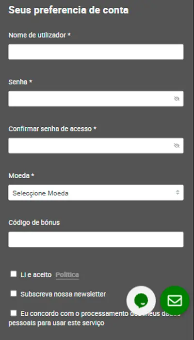 inserindo código lsbet