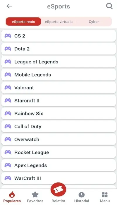 As apostas nos Esportes Virtuais na Megapari