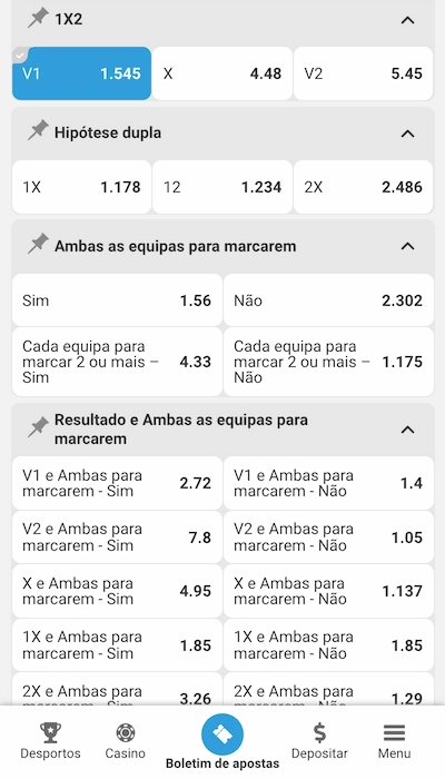 As odds da Megapari