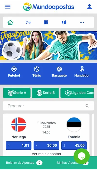 Resumo do site Mundoapostas