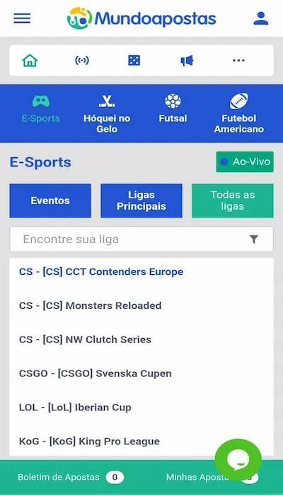 e-sports mundoapostas