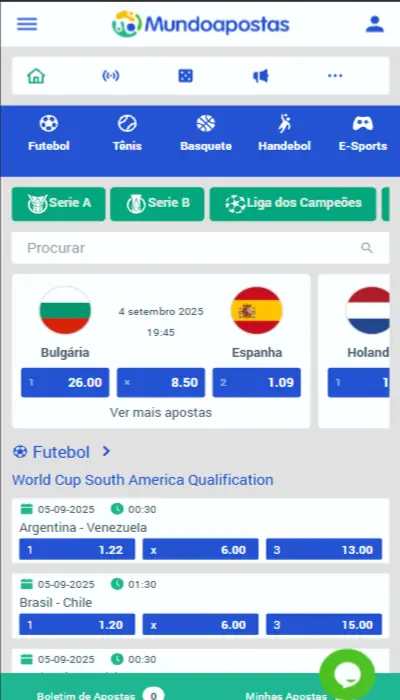 inserindo código mundoapostas