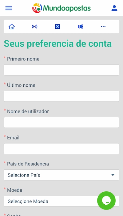 Registo Mundoapostas - Página 2