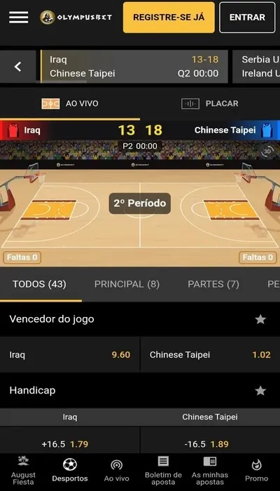 apostas ao vivo olympusbet