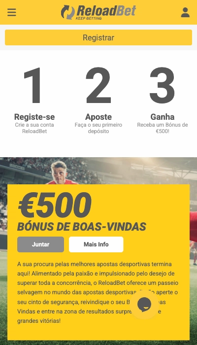 Explicações sobre o bônus Reloadbet