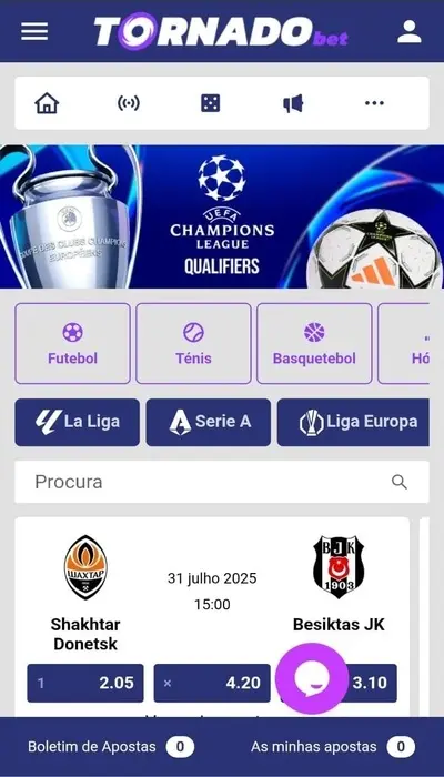 Site Tornadobet em detalhes