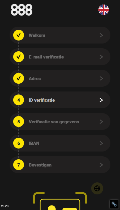 888registratie: stappenplan
