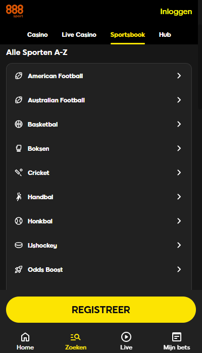 888Sport: de website