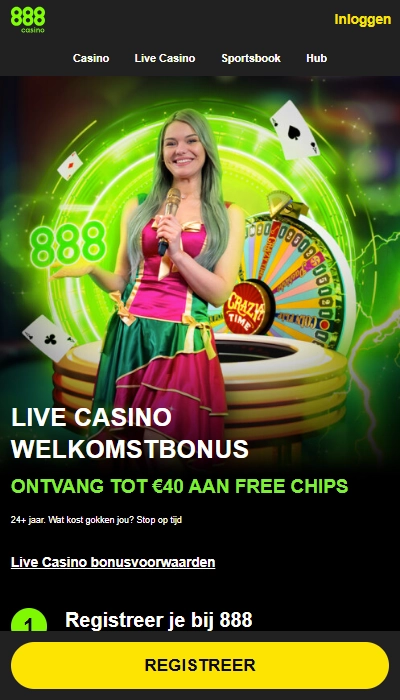 888Casino: live casino welkomstbonus