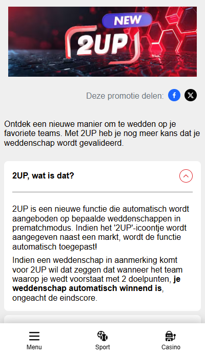 Circus promotie - 2Up