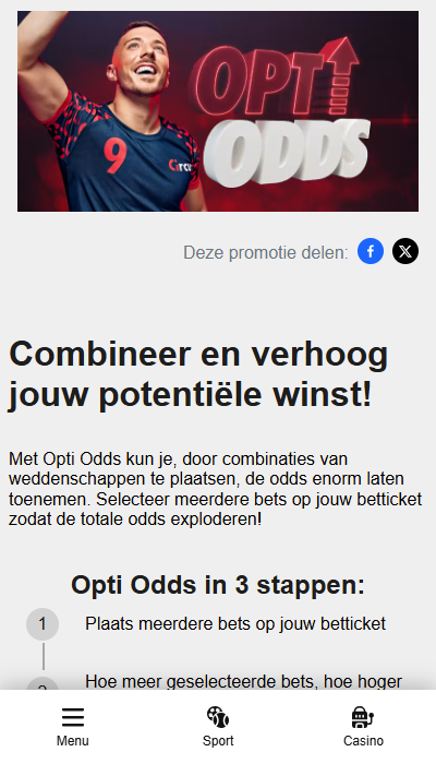 Circus promotie - Opti Odds