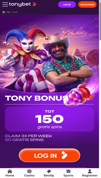 Tonybet: Tony Bonus