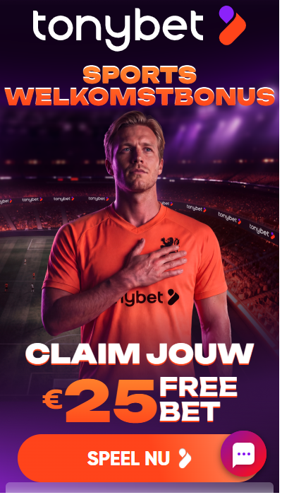 Tonybet: welkomstbonus sport