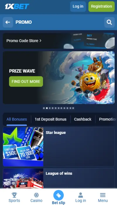 1xbet bonus