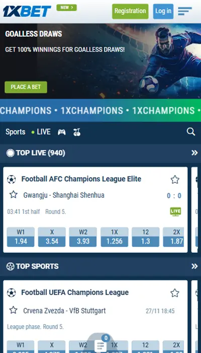 1xbet home