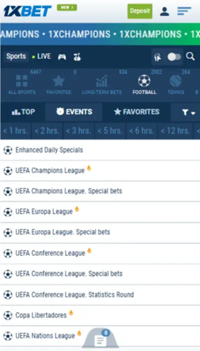 1xbet competitions*