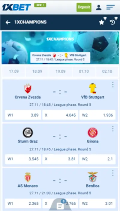 1xbet football