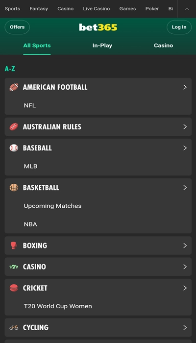 bet365 sports