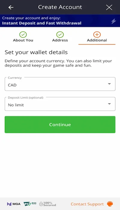 Betsson registration - Page 7