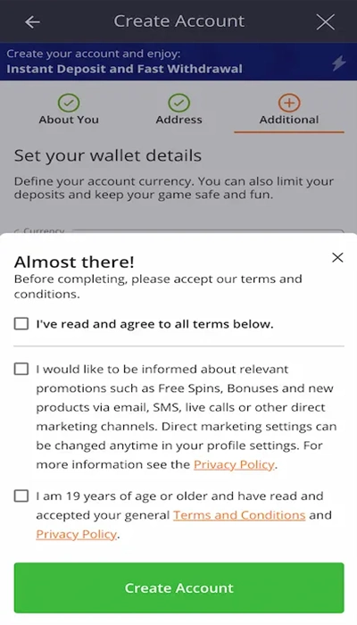 Betsson registration - Page 8
