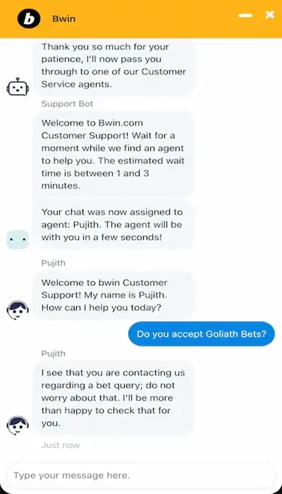 Live chat