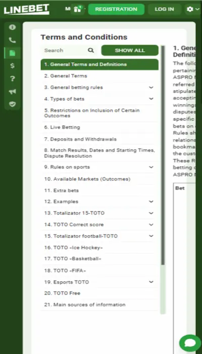 Linebet security