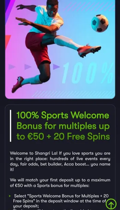 Shangri La bonus