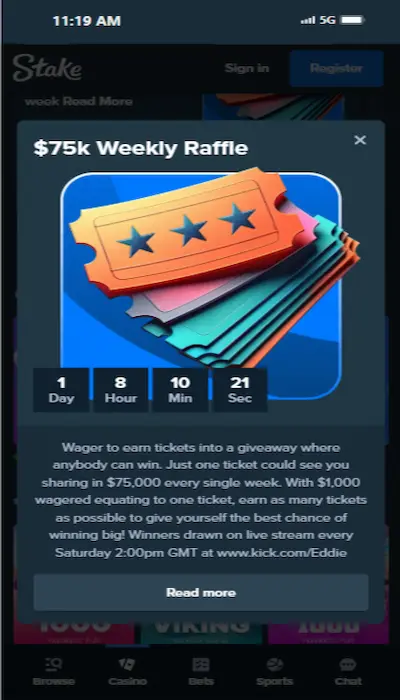 Weekly Raffle