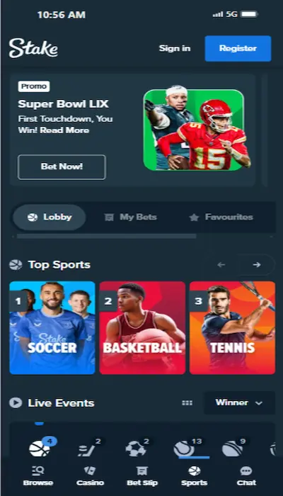 front page registration