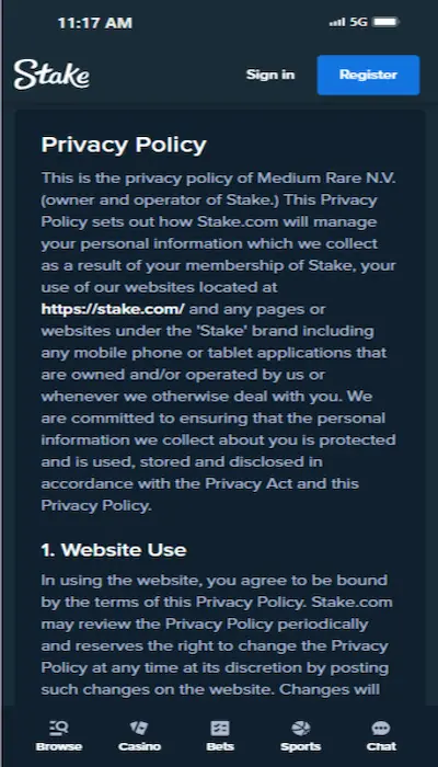 Stake privacy 2