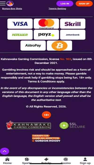 tonybet security