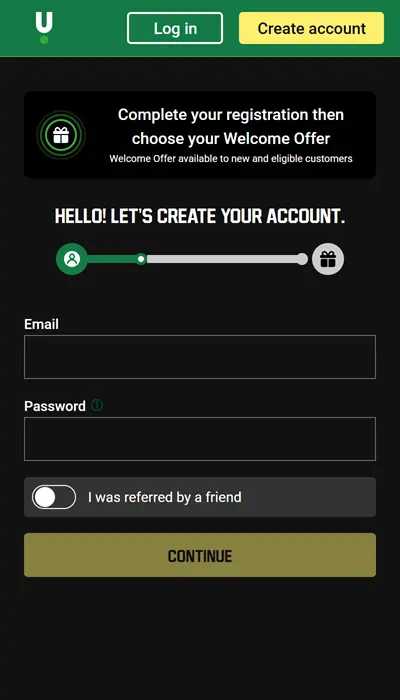 sign up