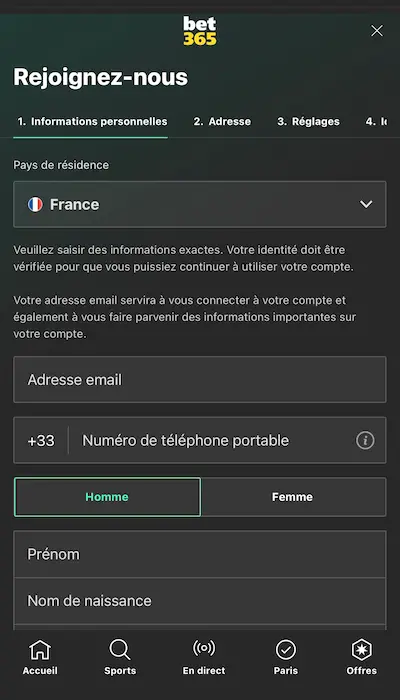 Bonus Bet365 - 1