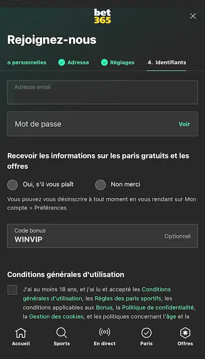 Bonus Bet365 - 4