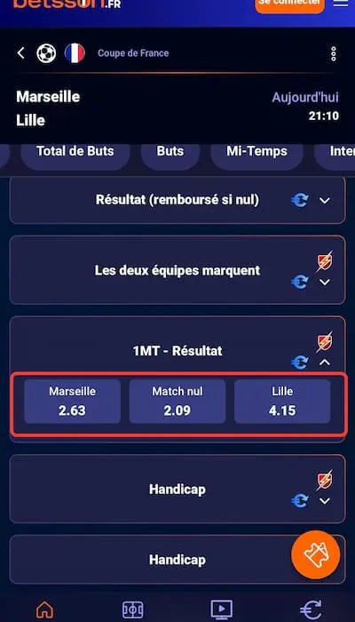 Cotes Betsson