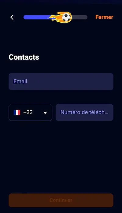 Inscription Betsson