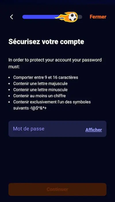 Inscription Betsson
