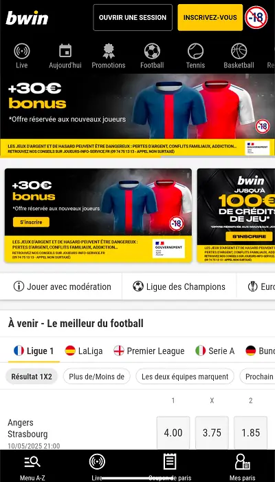 Avis site Bwin